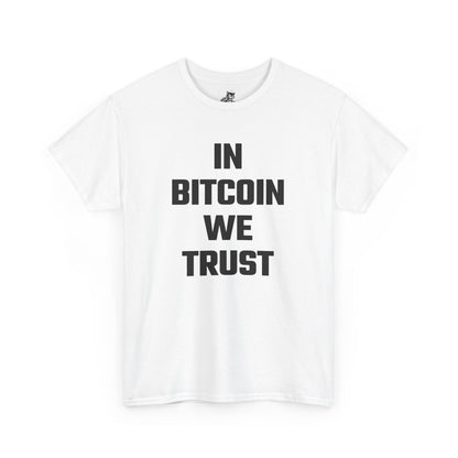 In Bitcoin We Trust Graphic Tee - Unisex Cotton T-Shirt