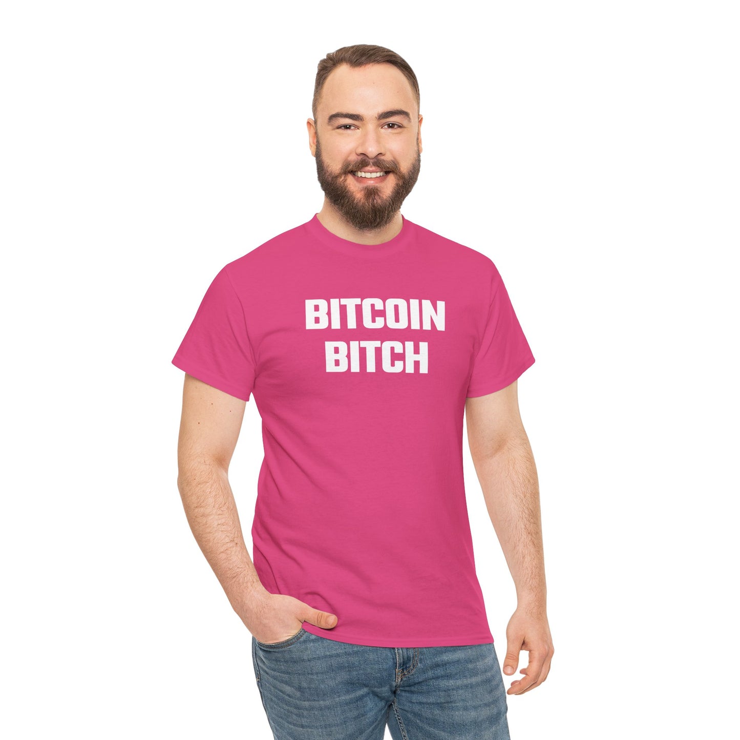 Bitcoin Bitch Graphic Tee - Unisex Cotton T-Shirt
