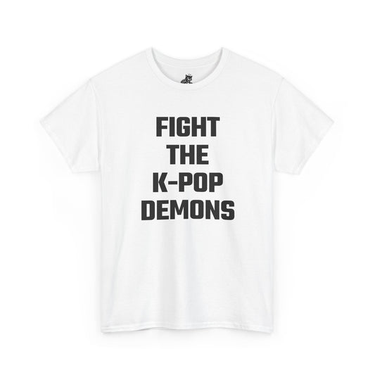 Fight The K-Pop Demons Graphic Tee - Unisex Cotton T-Shirt