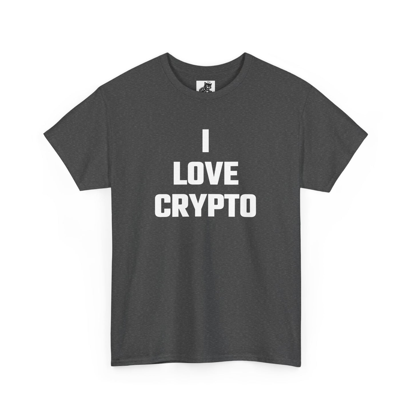 I Love Crypto Graphic Tee - Unisex Cotton T-Shirt