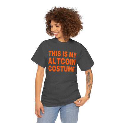 This Is My Altcoin Costume Graphic Tee - Crypto Halloween T-Shirt