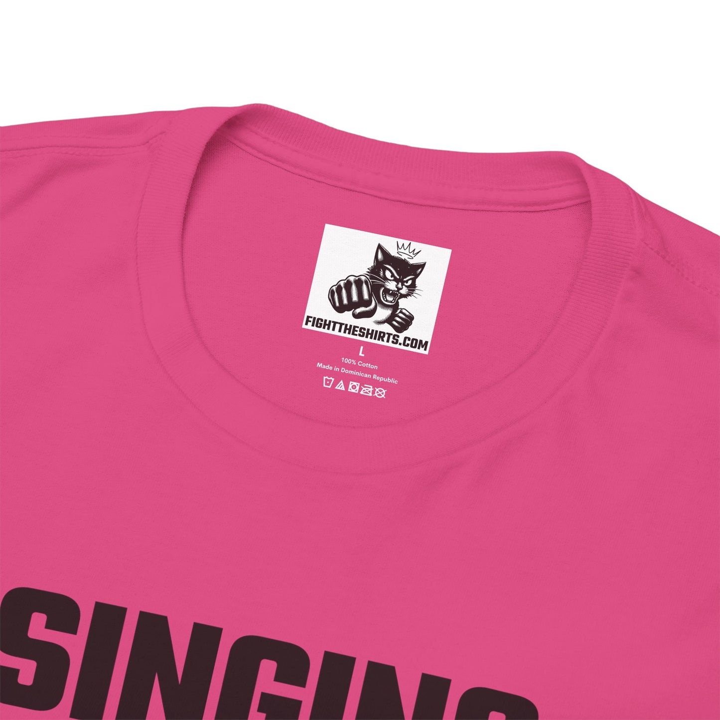 Singing Saves The World (Version 2) Graphic Tee - Unisex Cotton T-Shirt