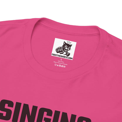 Singing Saves The World (Version 2) Graphic Tee - Unisex Cotton T-Shirt