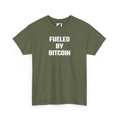 Fueled By Bitcoin Crypto Themed T-Shirt