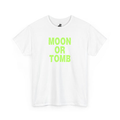 Moon Or Tomb (Version 2) Graphic Tee - Crypto Halloween T-Shirt