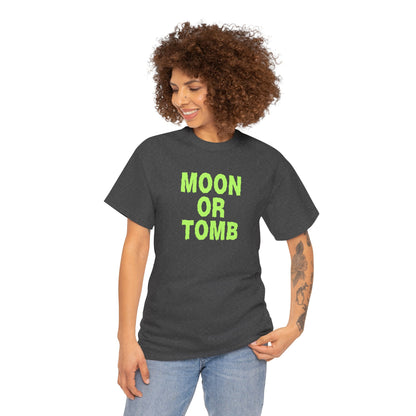 Moon Or Tomb (Version 2) Graphic Tee - Crypto Halloween T-Shirt