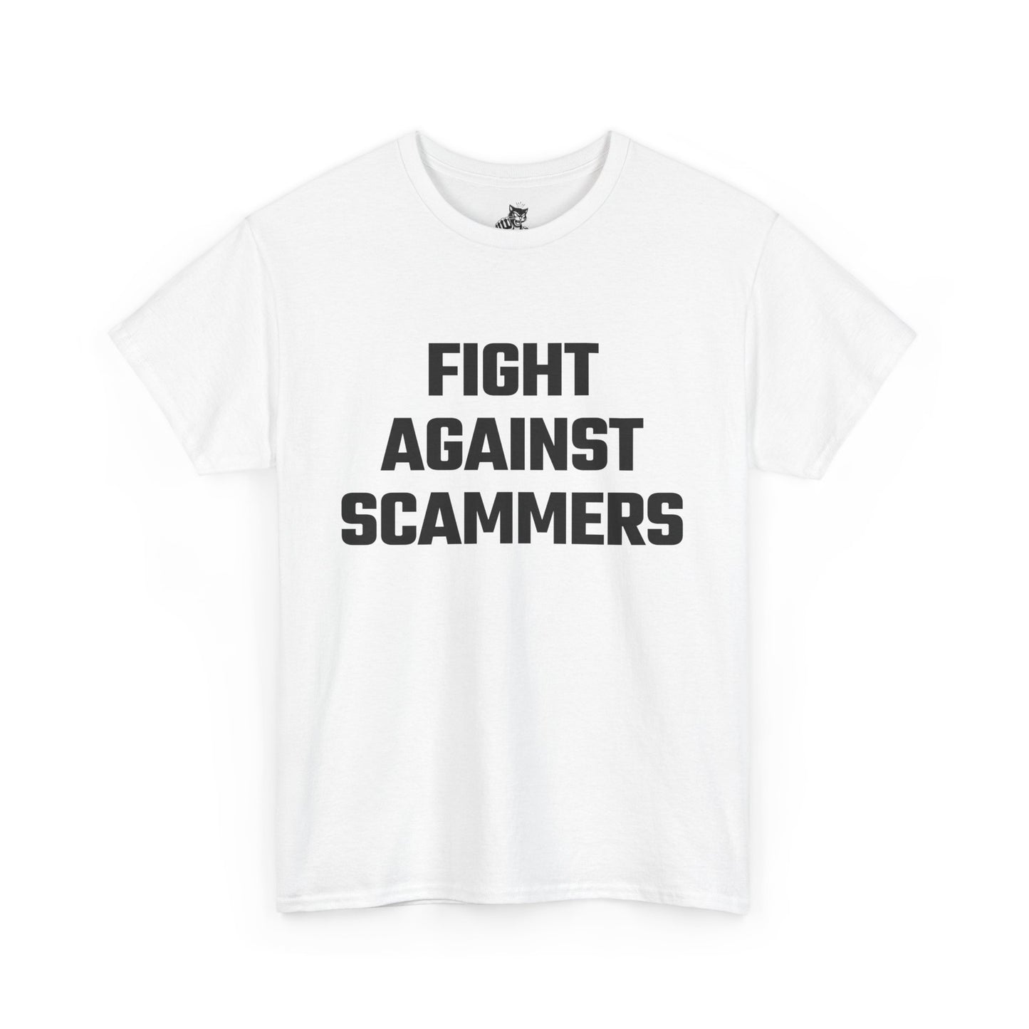 Fight Against Scammers Graphic Tee - Unisex Cotton T-Shirt