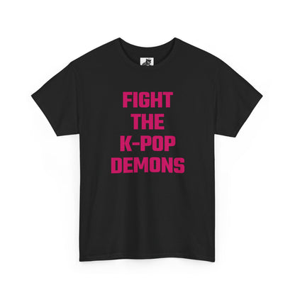 Fight The K-Pop Demons (Version 2) Graphic Tee - Unisex Cotton T-Shirt