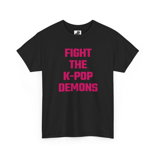 Fight The K-Pop Demons (Version 2) Graphic Tee - Unisex Cotton T-Shirt
