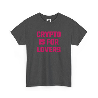 Crypto Is For Lovers (Version 2) Graphic Tee - Unisex Cotton T-Shirt