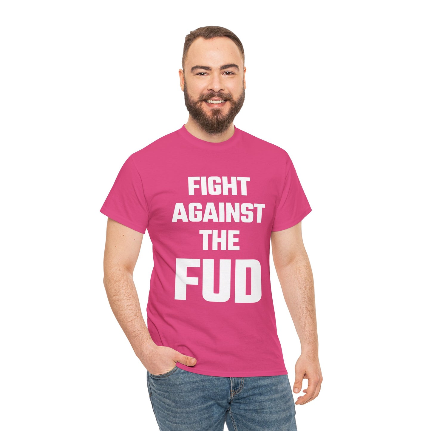 Fight Against The FUD Graphic Tee - Unisex Cotton T-Shirt