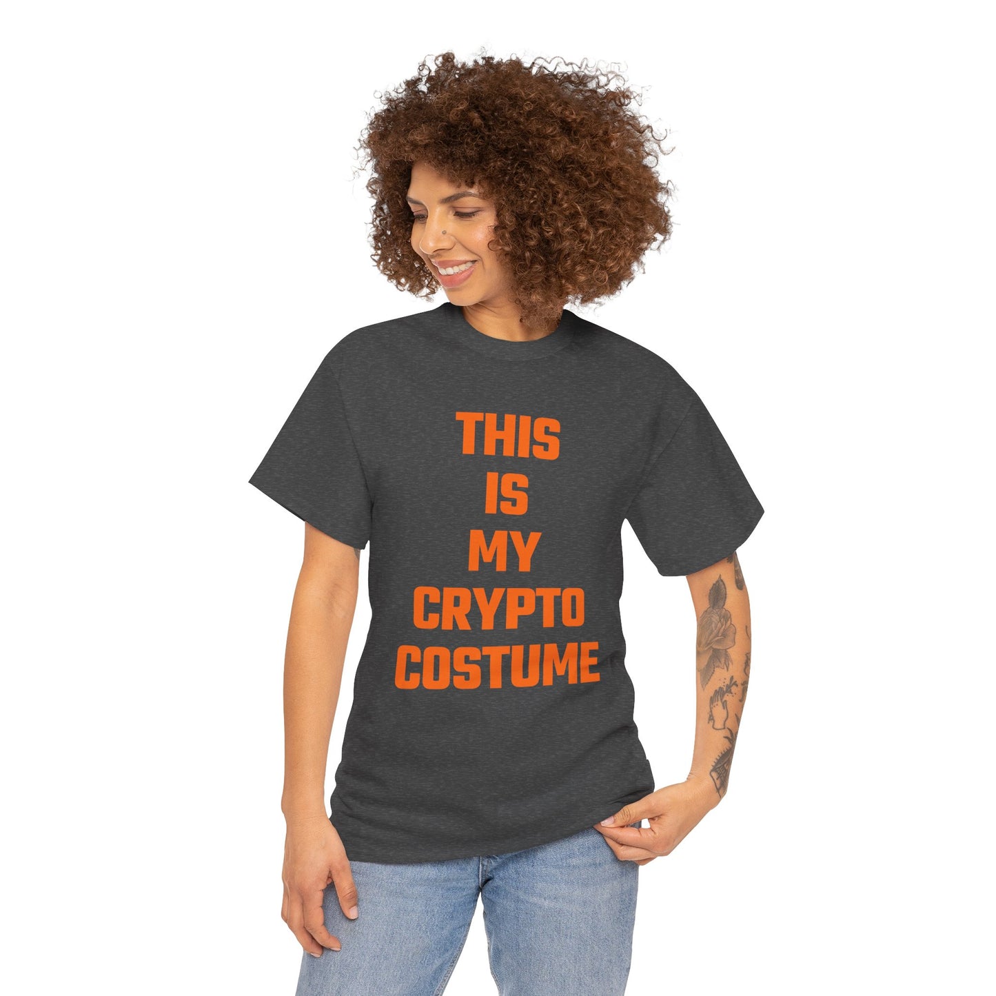 This Is My Crypto Costume Graphic Tee - Unisex Cotton T-Shirt