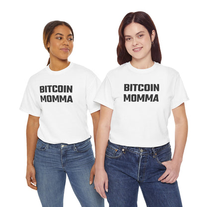Bitcoin Momma Graphic Tee - Unisex Cotton T-Shirt