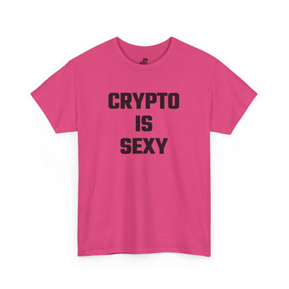 Crypto Is Sexy (Version 2) Graphic Tee - Unisex Cotton T-Shirt