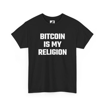 Bitcoin Is My Religion Graphic Tee - Unisex Cotton T-Shirt