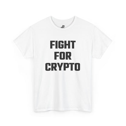 Fight for Crypto Graphic Tee - Unisex Cotton T-Shirt