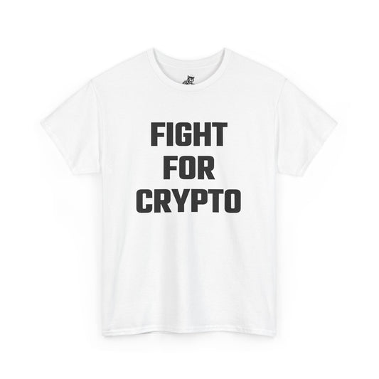 Fight for Crypto Graphic Tee - Unisex Cotton T-Shirt