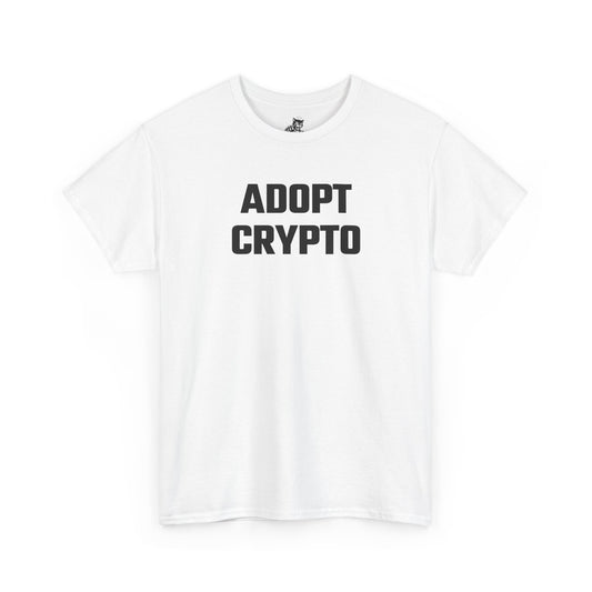 Adopt Crypto Graphic T-Shirt