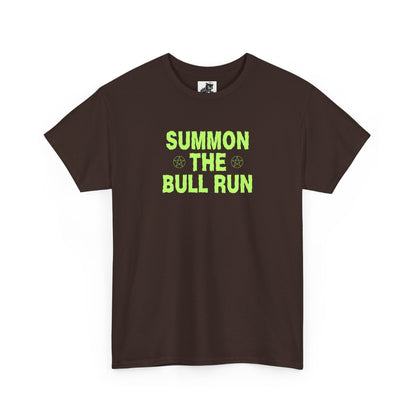 Summon The Bull Run (Version 2) Graphic Tee - Crypto Halloween T-Shirt