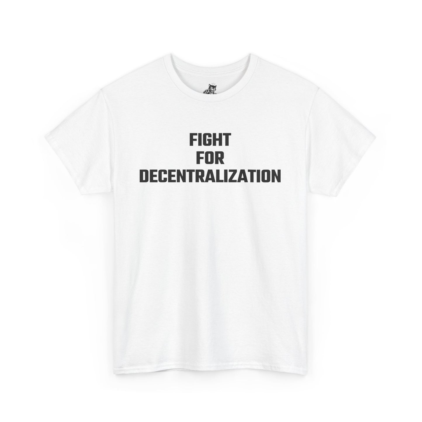 Fight For Decentralization Graphic Tee - Unisex Cotton T-Shirt