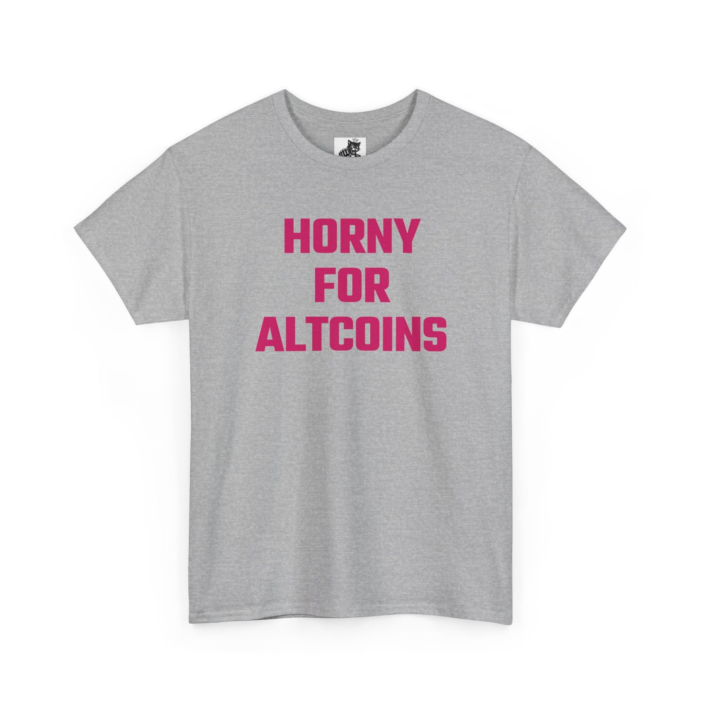 Horny For Altcoins (Version 2) Crypto Themed T-Shirt
