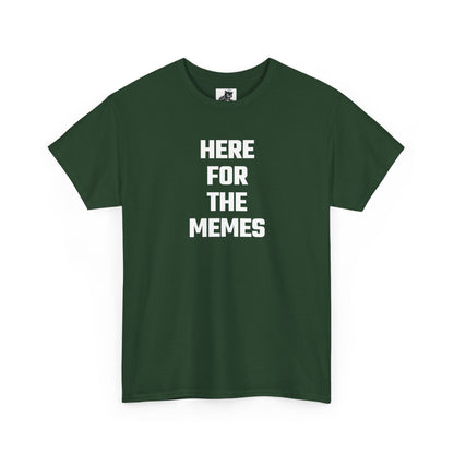 Here For The Memes Crypto Themed T-Shirt