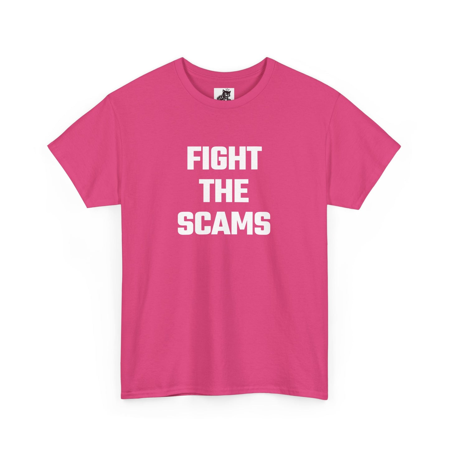 Fight The Scams Graphic Tee - Unisex Cotton T-Shirt