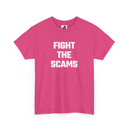 Fight The Scams Graphic Tee - Unisex Cotton T-Shirt