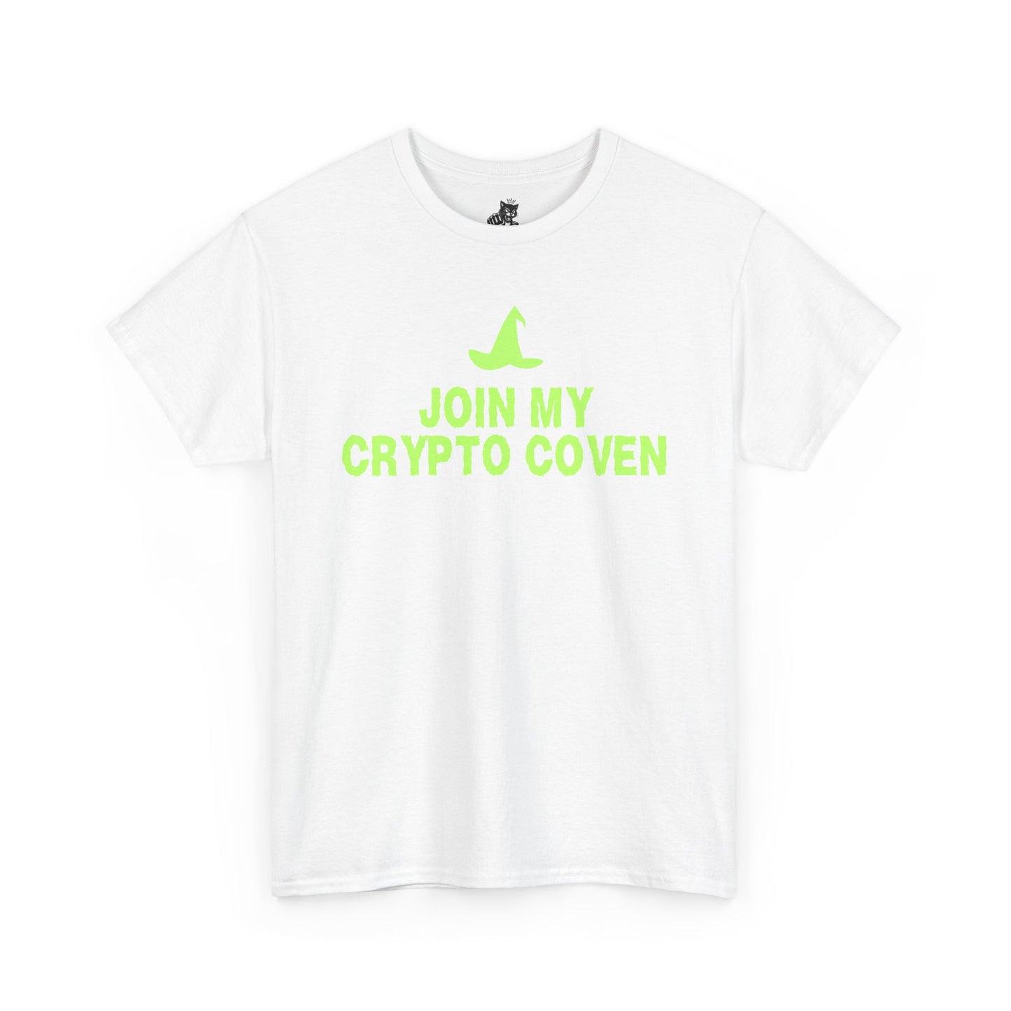 Join My Crypto Coven (Version 2) Graphic Tee - Crypto Halloween Witch T-Shirt