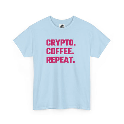 Crypto Coffee Repeat (Version 2) T-Shirt