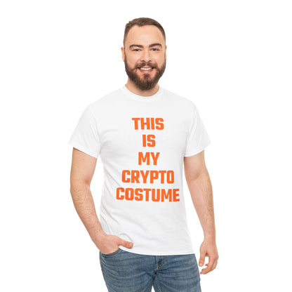 This Is My Crypto Costume Graphic Tee - Unisex Cotton T-Shirt