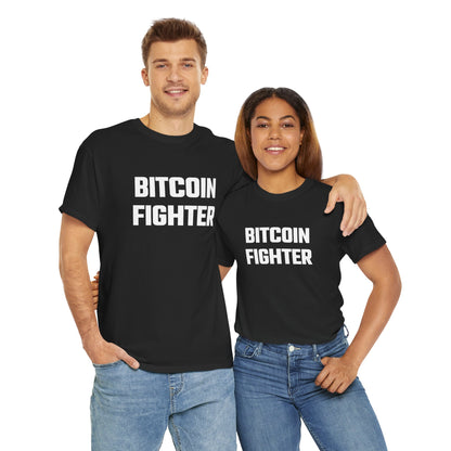 Bitcoin Fighter Graphic Tee - Unisex Cotton T-Shirt