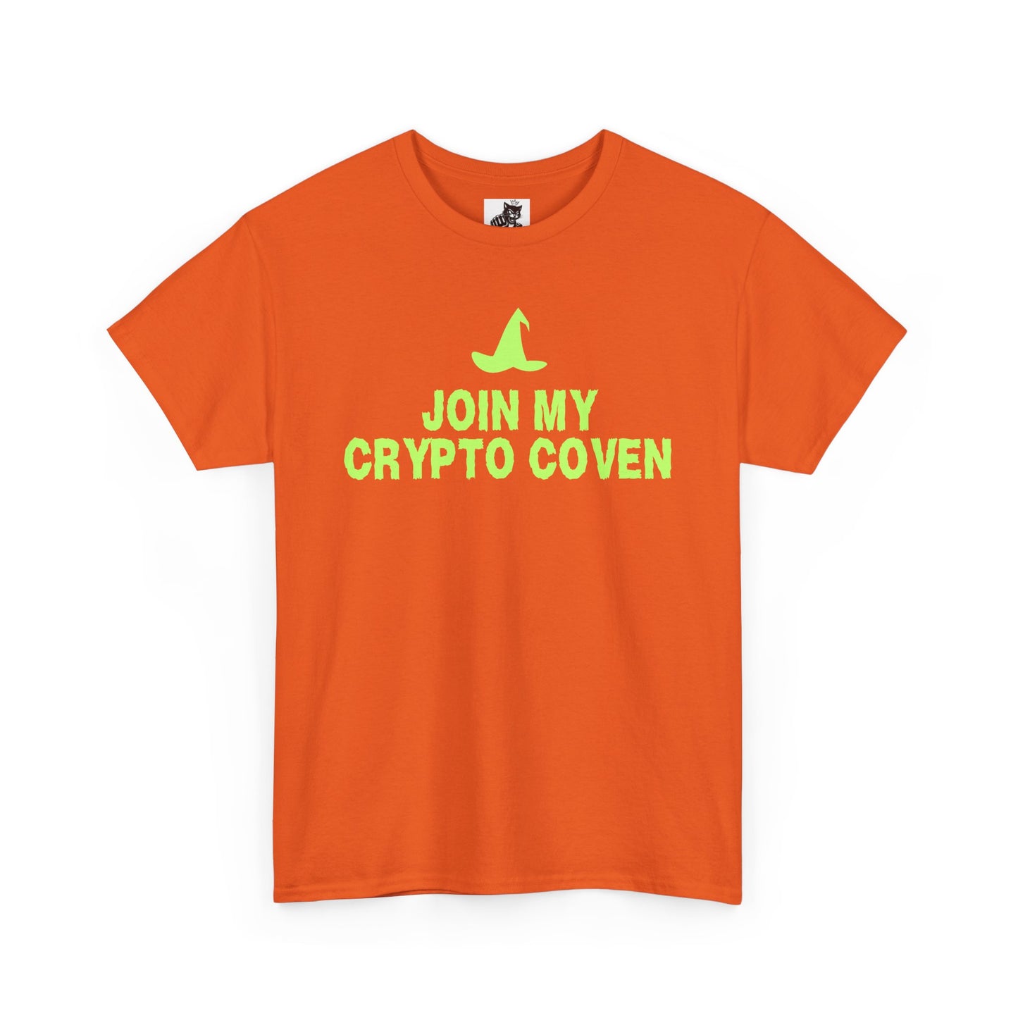 Join My Crypto Coven (Version 2) Graphic Tee - Crypto Halloween Witch T-Shirt
