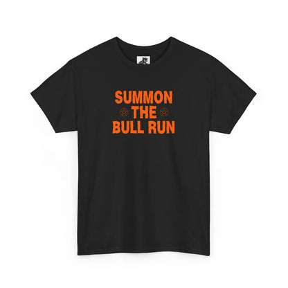 Summon The Bull Run Graphic Tee - Crypto Halloween T-Shirt