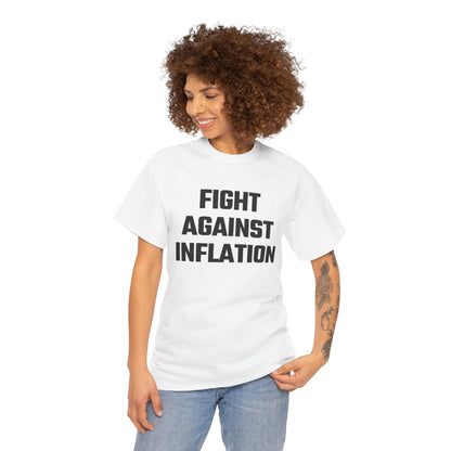 Fight Against Inflation Graphic Tee - Unisex Cotton T-Shirt