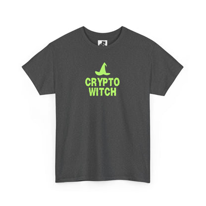 Crypto Witch (Version 2) Graphic Tee - Crypto Halloween T-Shirt