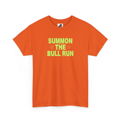 Summon The Bull Run (Version 2) Graphic Tee - Crypto Halloween T-Shirt