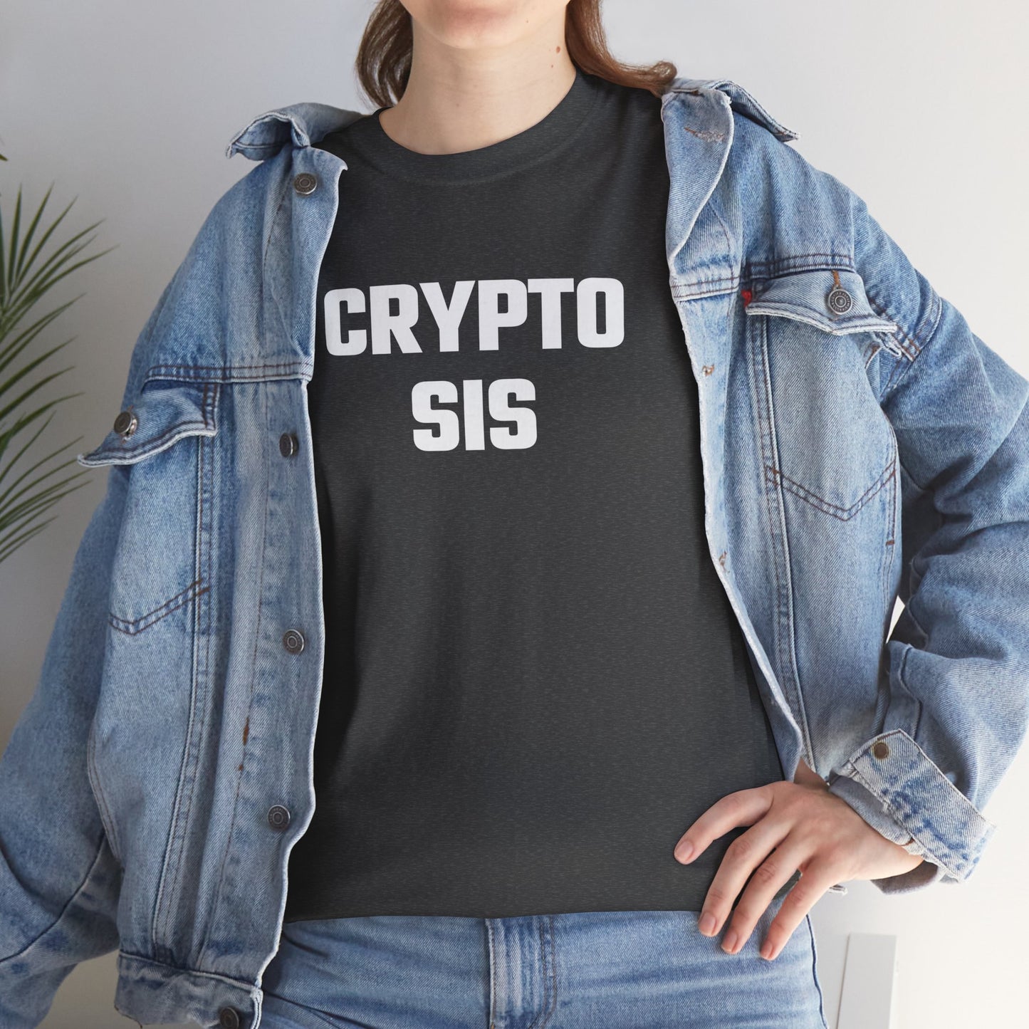 Crypto Sis Graphic Tee - Unisex Cotton T-Shirt