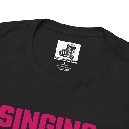 Singing Saves The World (Version 2) Graphic Tee - Unisex Cotton T-Shirt