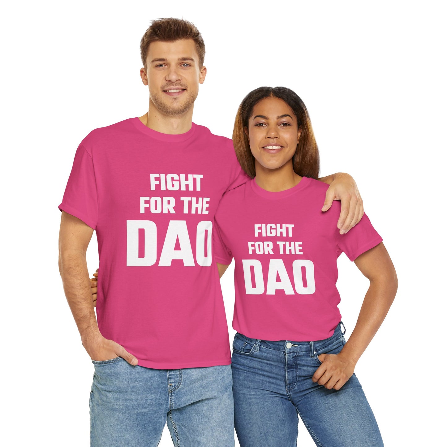 Fight for the DAO Graphic Tee - Unisex Cotton T-Shirt