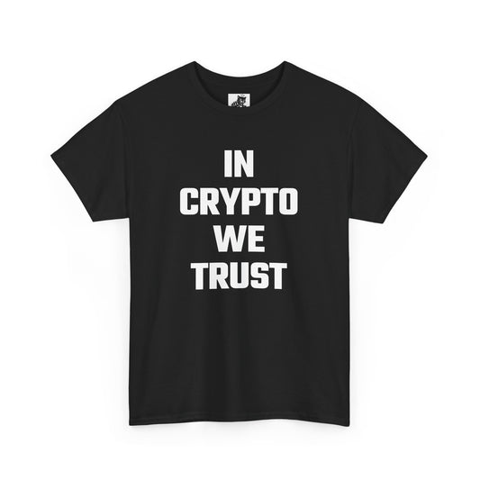 In Crypto We Trust Graphic Tee - Unisex Cotton T-Shirt