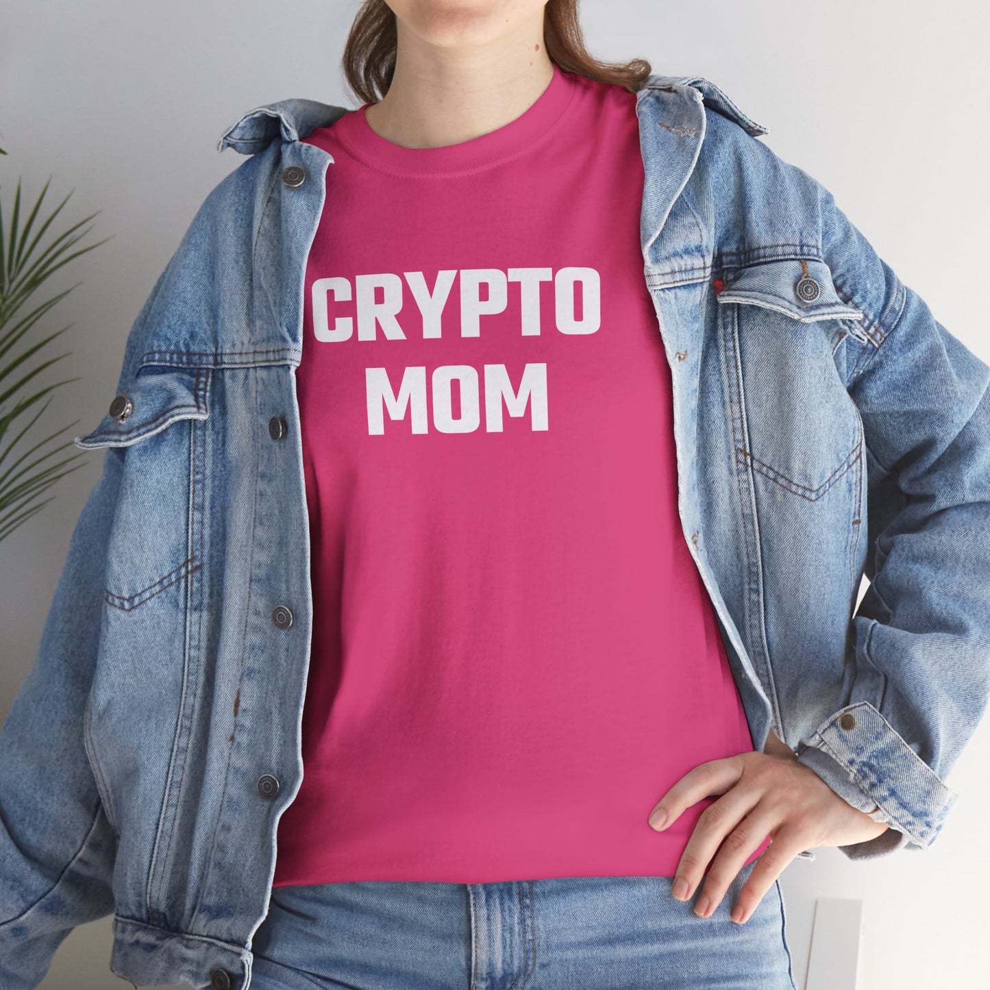 Crypto Mom Graphic Tee - Unisex Cotton T-Shirt