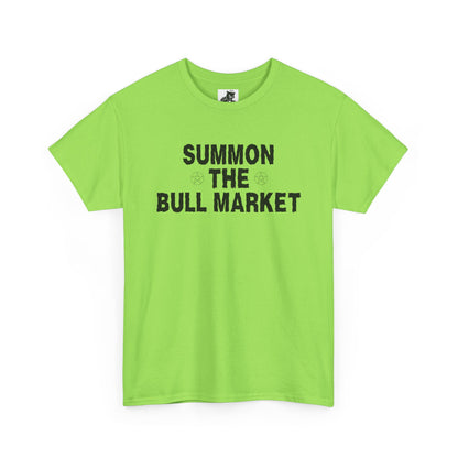 Summon The Bull Market (Version 2) Graphic Tee - Crypto Halloween T-Shirt