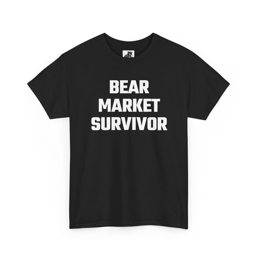 Bear Market Survivor Graphic Tee - Unisex Cotton T-Shirt