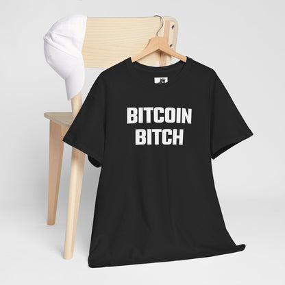 Bitcoin Bitch Graphic Tee - Unisex Cotton T-Shirt