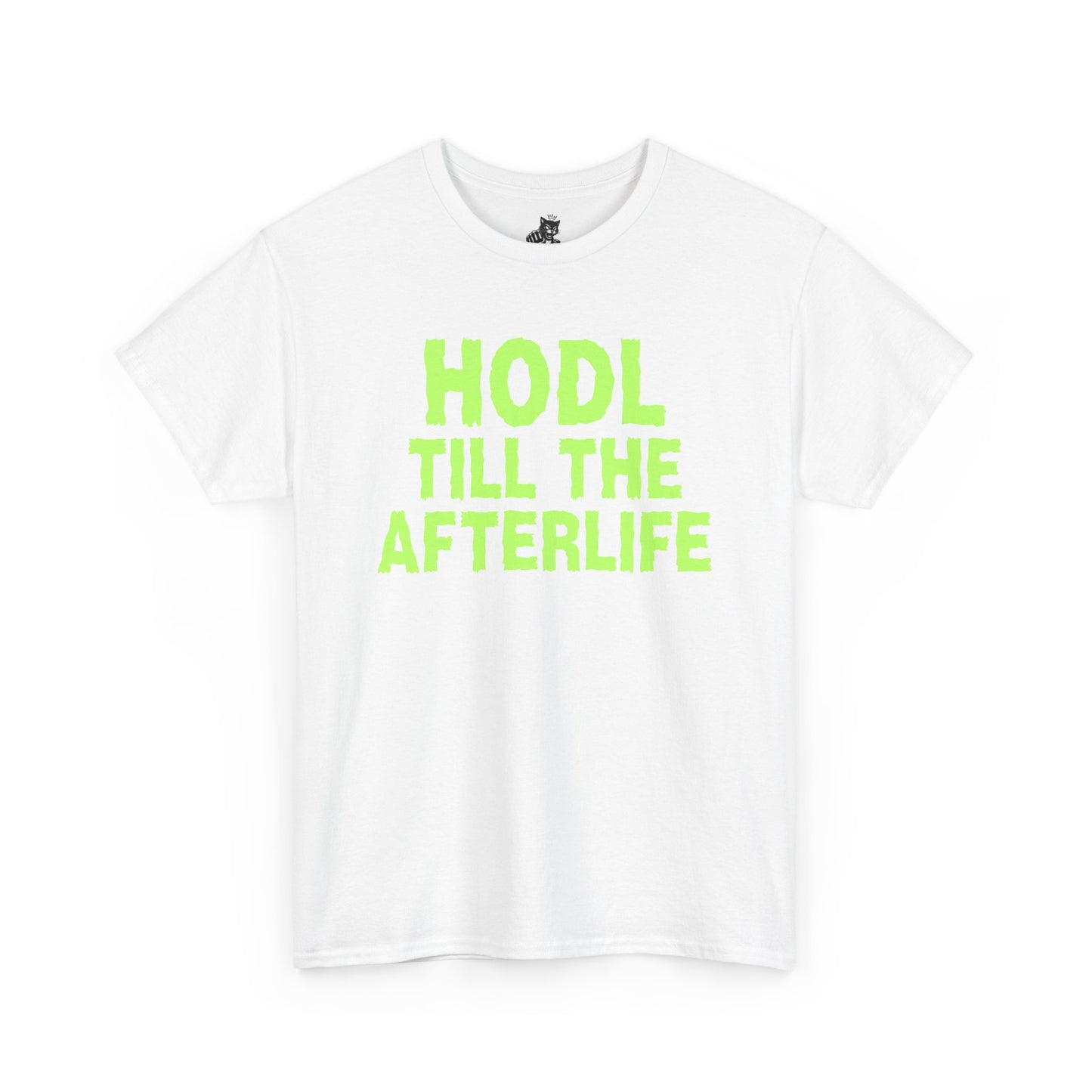 HODL Till The Afterlife (Version 2) Graphic Tee - Crypto Halloween T-Shirt