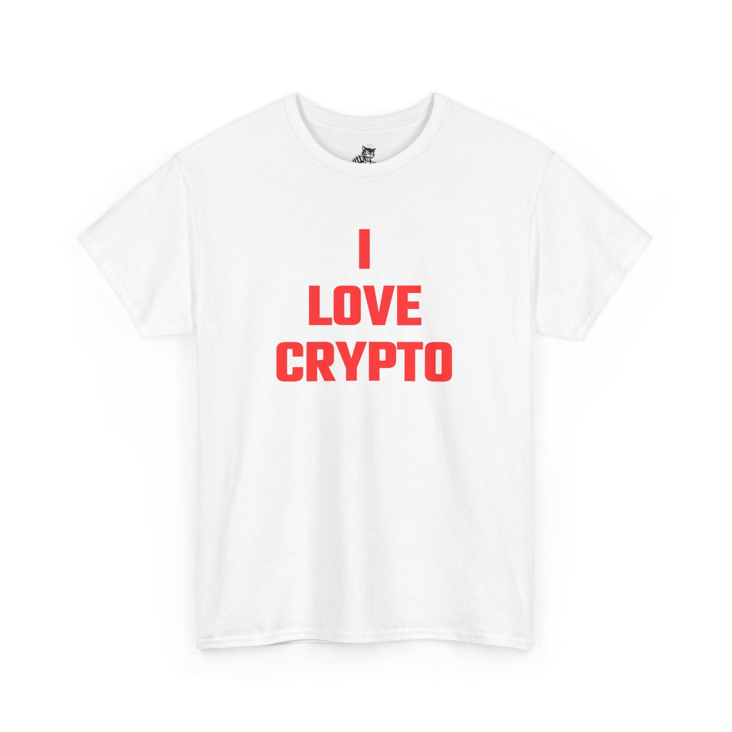 I Love Crypto (Version 3) Graphic Tee - Unisex Cotton T-Shirt