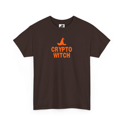 Crypto Witch Graphic Tee - Crypto Halloween T-Shirt
