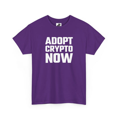 Adopt Crypto Now Graphic T-Shirt