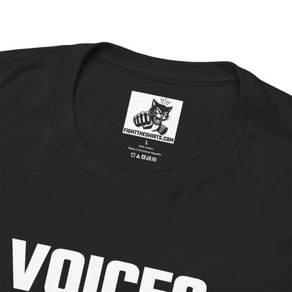 Voices Over Violence Graphic Tee - Unisex Cotton T-Shirt